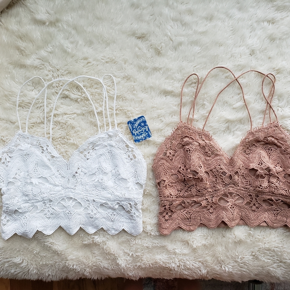 Free People Bralette Pair